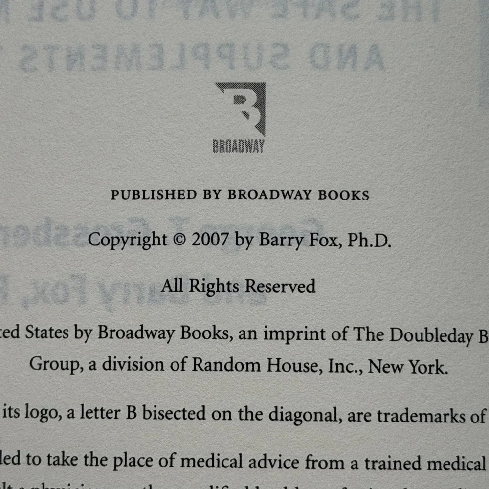 The Essential Herb‎ Drug Vitamin Interaction Guide Paperback Grossberg Fox 2007